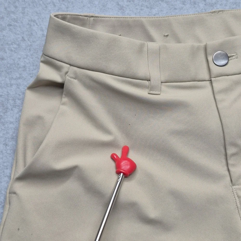 Lululemon ABC Slim Fit Trouser 28 Pants Mens Beige Khaki Warpstreme Minimalist